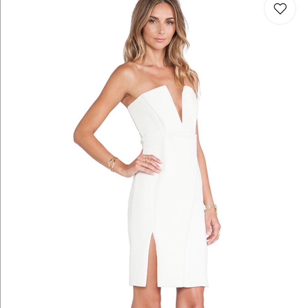 Nbd white dress from revolve,never worn